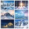 Better Office Products All Occasion Greeting Cards & Envs, 4in. x 6in. 6 Winter Landscape Snow Designs, Blank Inside, 50PK 64578 - alternate 1